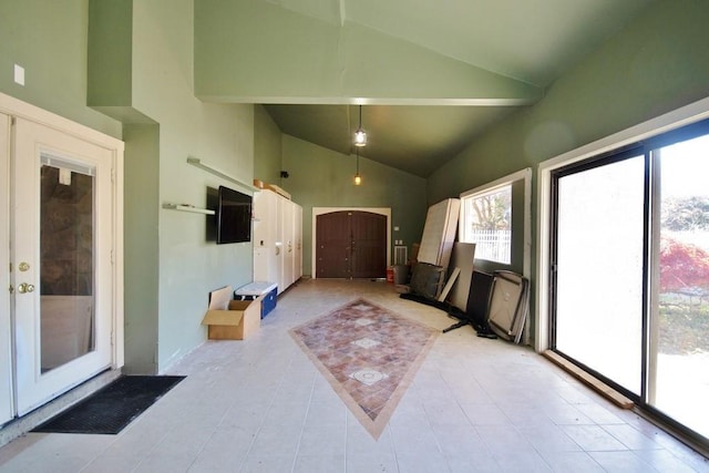 237 Hynes Rd, Poughquag, NY 12570 - unfurnished sunroom featuring vaulted ceiling