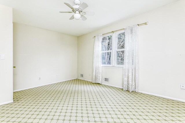 1 Lodi Ln, Monsey, NY 10952 - unfurnished room with light colored carpet, ceiling fan, and baseboards