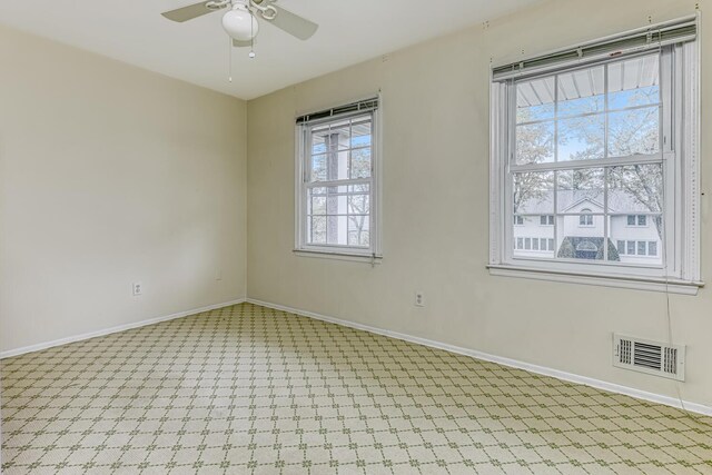 1 Lodi Ln, Monsey, NY 10952 - spare room with light colored carpet, a ceiling fan, and baseboards