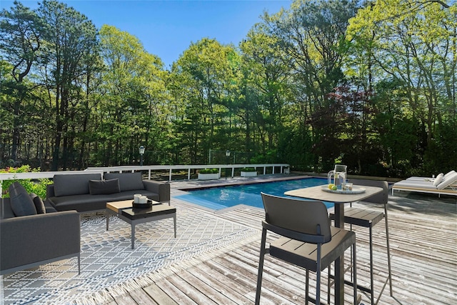 15 Elizabeth Ln, Quogue, NY 11959 - swimming pool with an outdoor hangout area