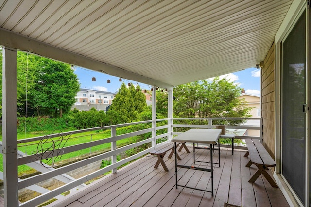 11 Parsons St, Harrison, NY 10528 - view of wooden deck