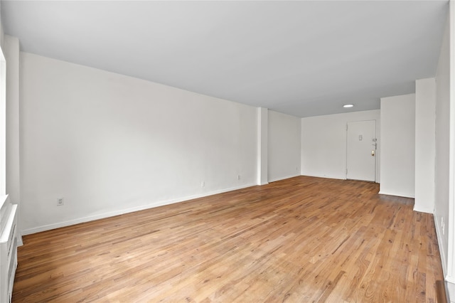 415 Gramatan Ave Unit 2C, Mount Vernon, NY 10552 - spare room featuring light wood-style floors and baseboards