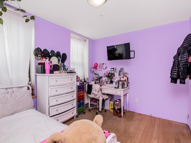 1347 Bristow St Unit 4B, Bronx, NY 10459 - bedroom with wood finished floors and baseboards