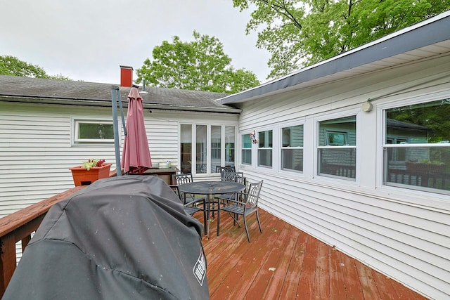 10 Cregan Pl, Monroe, NY 10950 - wooden terrace featuring outdoor dining space and area for grilling