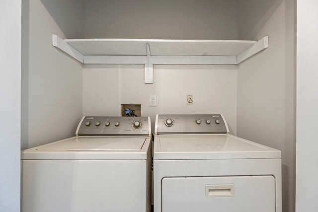 8 Moore Ln, Washingtonville, NY 10992 - laundry area with washer and clothes dryer