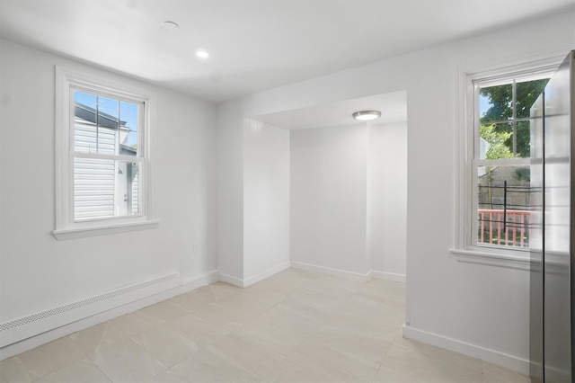 419 S 7th Ave, Mount Vernon, NY 10550 - unfurnished room with a baseboard radiator and baseboards