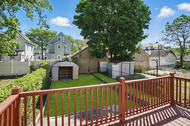 419 S 7th Ave, Mount Vernon, NY 10550 - wooden deck featuring a residential view