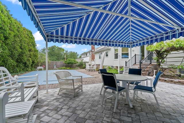 14 Battle Row, Old Bethpage, NY 11804 - view of patio with outdoor dining space