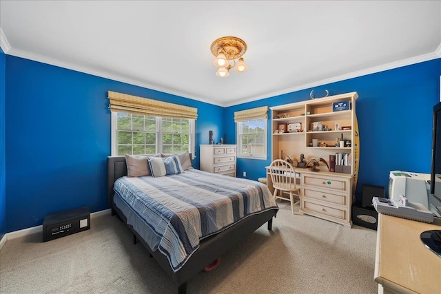 40 Carlisle Ln, East Islip, NY 11730 - carpeted bedroom with ornamental molding and baseboards