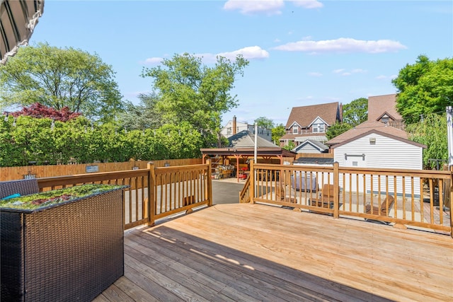 64 Chester Rd, Lynbrook, NY 11563 - wooden deck with a gazebo