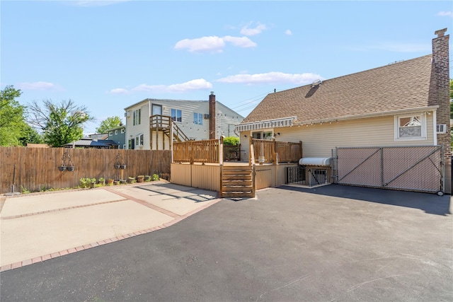 64 Chester Rd, Lynbrook, NY 11563 - view of patio with a deck