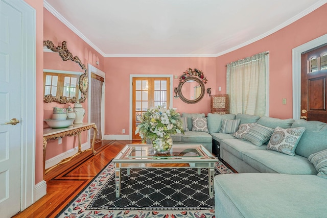11 Whaley St, Freeport, NY 11520 - living area featuring ornamental molding and baseboards