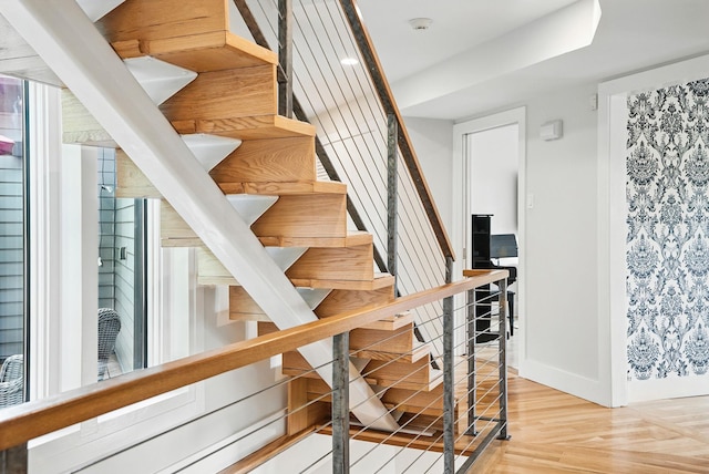 2 Lundy Ln, Larchmont, NY 10538 - stairs with wood finished floors
