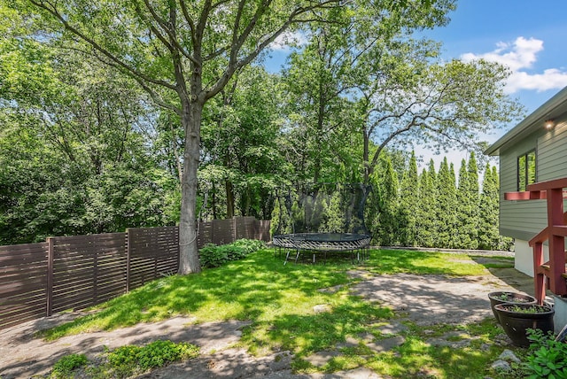 2 Lundy Ln, Larchmont, NY 10538 - view of yard with a trampoline