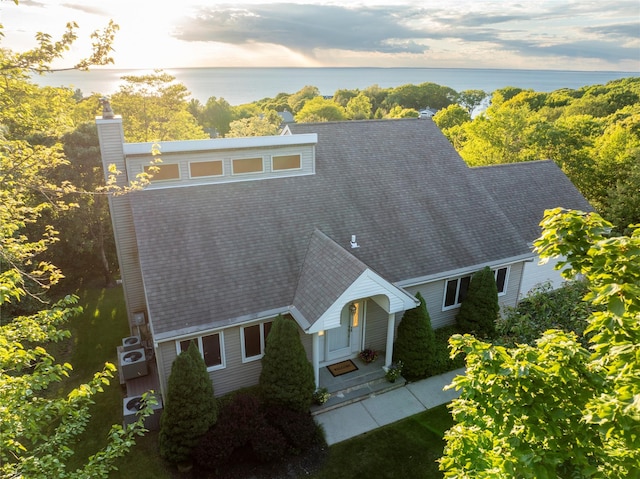 70 Jean Ct, Riverhead, NY 11901 - aerial view of property and surrounding area featuring a large body of water