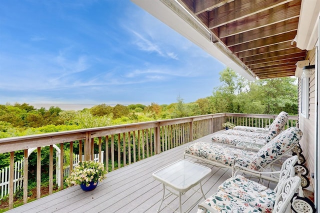 70 Jean Ct, Riverhead, NY 11901 - view of wooden terrace