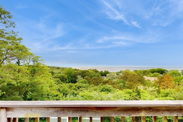 70 Jean Ct, Riverhead, NY 11901 - balcony featuring a wooded view