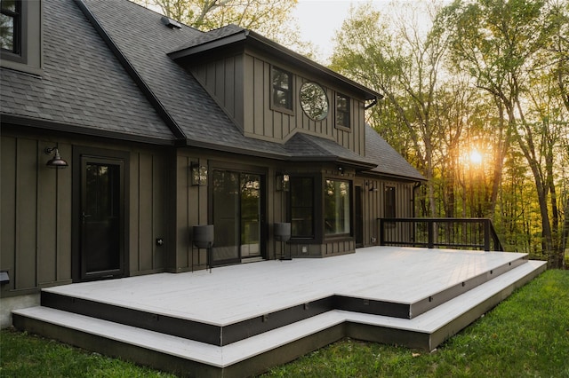 258 Fox Run Rd, Salt Point, NY 12578 - view of wooden deck