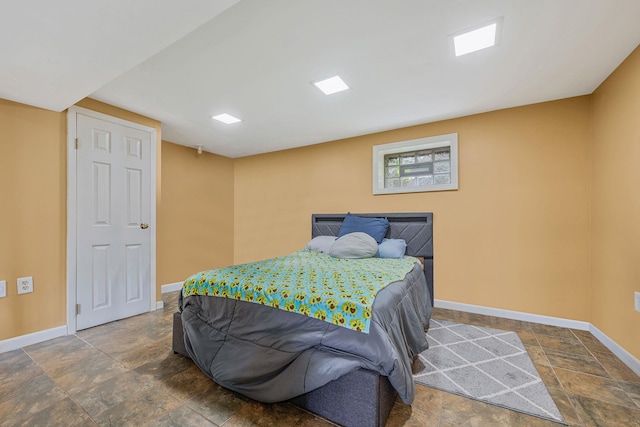 5 Willets Dr, Syosset, NY 11791 - bedroom with baseboards and stone tile flooring