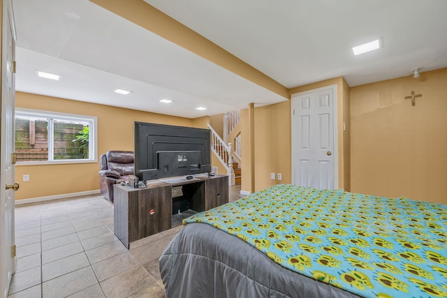 5 Willets Dr, Syosset, NY 11791 - bedroom featuring baseboards and light tile patterned floors