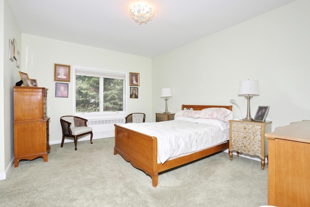 12 Sophia St, Monsey, NY 10952 - bedroom featuring light colored carpet, radiator heating unit, and baseboards