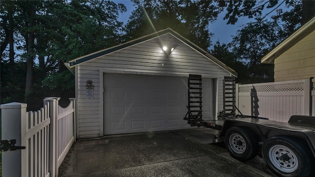 110 Driscoll Ave, Rockville Centre, NY 11570 - view of detached garage