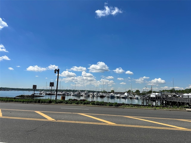 13 Linwood Rd S, Port Washington, NY 11050 - view of asphalt street featuring a water view and curbs