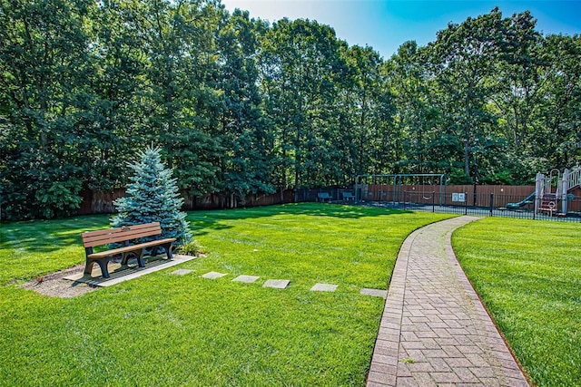 460 Old Town Rd Unit 25N, Port Jefferson Station, NY 11776 - view of yard featuring a playground