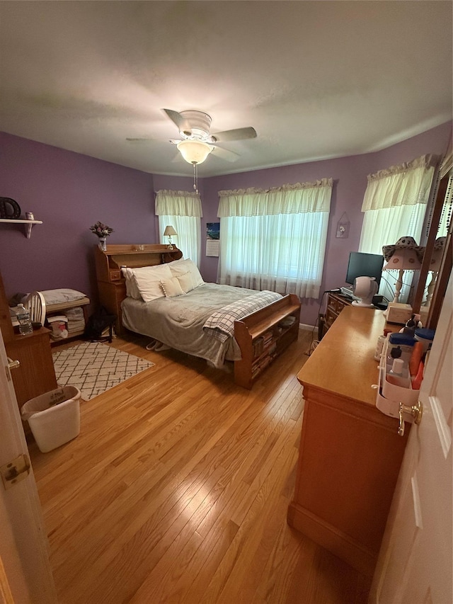 12 Rosell Ct, Lagrangeville, NY 12540 - bedroom featuring wood finished floors and a ceiling fan