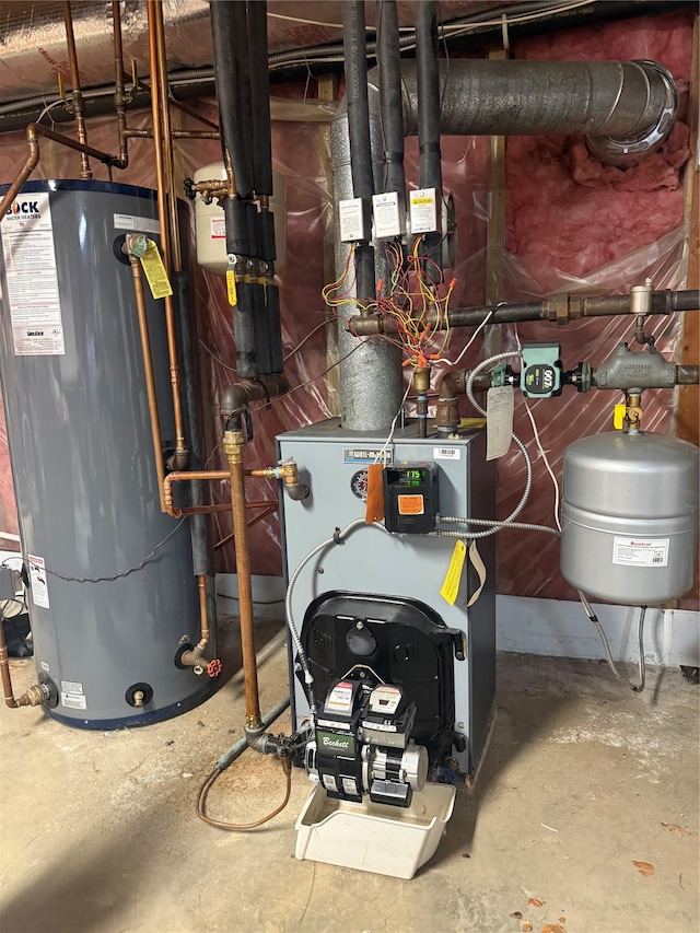 12 Rosell Ct, Lagrangeville, NY 12540 - utilities featuring water heater and a heating unit