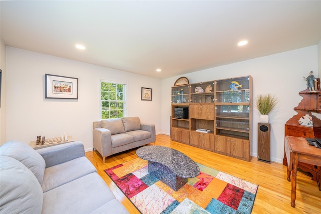 10 Wyche Way, Ossining, NY 10562 - living area featuring wood finished floors, recessed lighting, and baseboards
