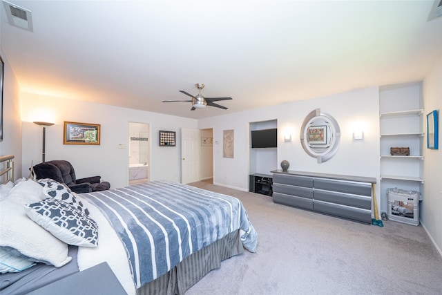 10 Wyche Way, Ossining, NY 10562 - carpeted bedroom with baseboards and a ceiling fan