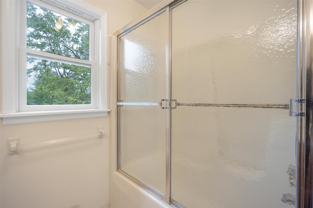 7 Mailler Ave, Cornwall, NY 12518 - full bathroom with plenty of natural light and combined bath / shower with glass door