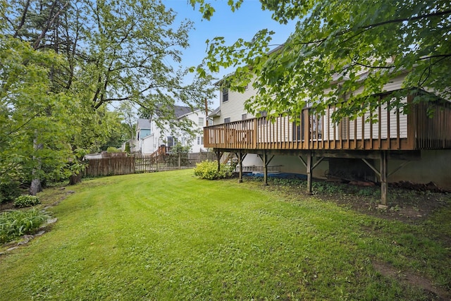 7 Mailler Ave, Cornwall, NY 12518 - view of yard featuring a deck