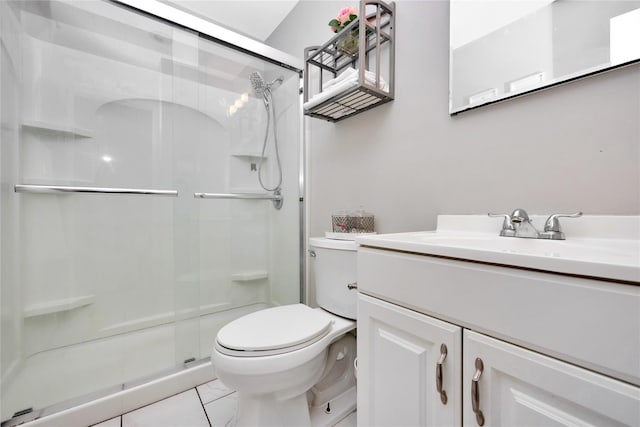 651 Hyman Ave, Bay Shore, NY 11706 - bathroom with vanity, a stall shower, and toilet