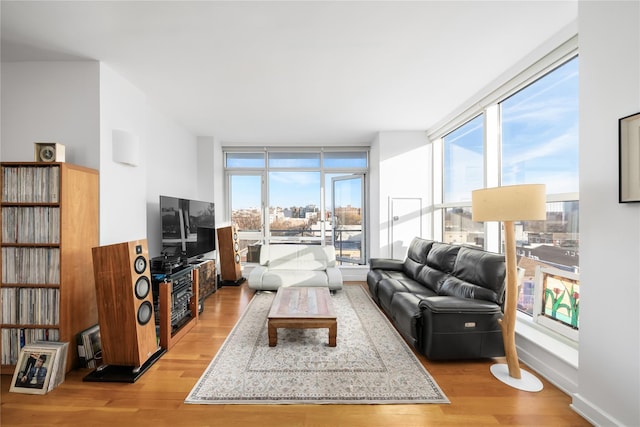 11-24 31st Ave Unit 5E, Astoria, NY 11106 - living area with light wood-type flooring