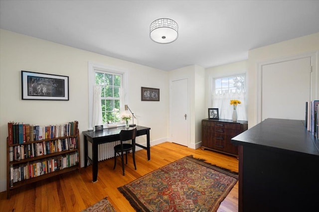 3 Reigate Pl, Suffern, NY 10901 - home office featuring light wood-style floors and baseboards