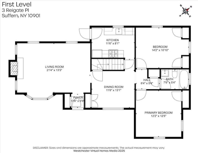 3 Reigate Pl, Suffern, NY 10901 - property floor plan