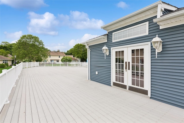 32 Blueberry Cmn, Riverhead, NY 11901 - wooden deck featuring french doors