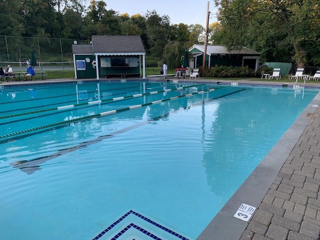 210 Seven Bridges Rd Unit A, Mount Kisco, NY 10549 - community pool featuring an outdoor structure