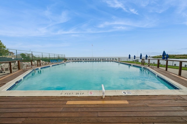 240 Mariners Way, Copiague, NY 11726 - community pool with a deck