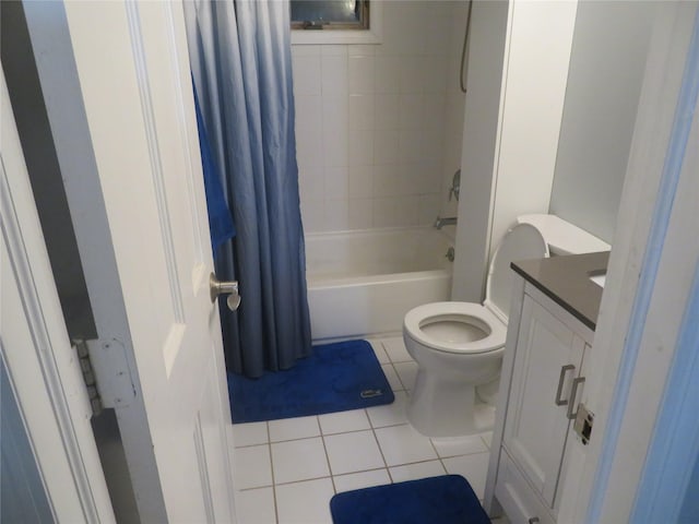 2453A Union Blvd Unit 21A, Islip, NY 11751 - bathroom featuring tile patterned floors, toilet, shower / bath combo, and vanity