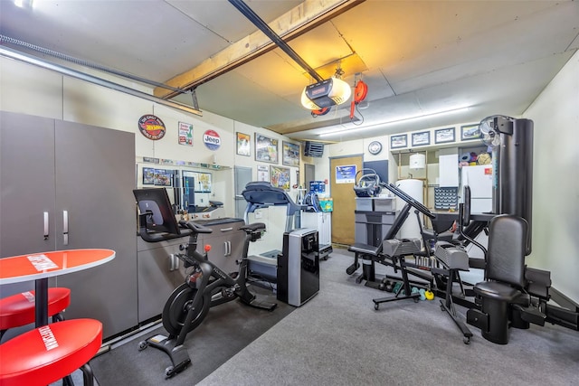 5 Firwood Dr, Farmingville, NY 11738 - gym with a garage