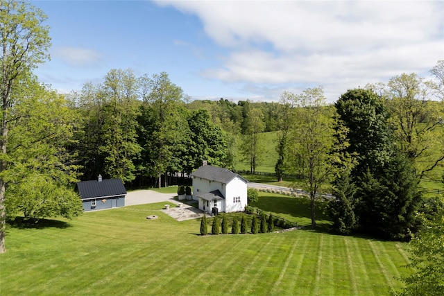 620 Rte 343, Millbrook, NY 12545 - view of green lawn featuring an outbuilding
