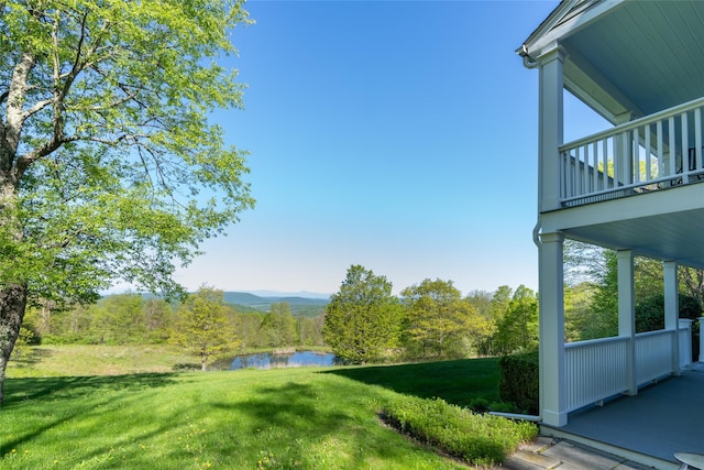 139 Charlie Hill Rd, Millerton, NY 12546 - view of green lawn featuring a water and mountain view