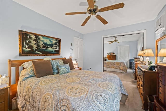 397 Mine Rd, Monroe, NY 10950 - carpeted bedroom featuring a closet and ceiling fan