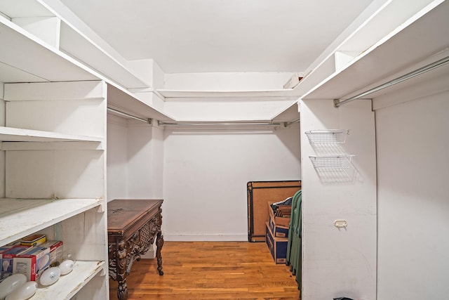 100 Lincoln Ave Unit 28C, Mineola, NY 11501 - spacious closet featuring wood finished floors and a workshop area