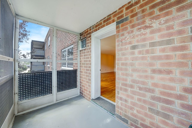 100 Lincoln Ave Unit 28C, Mineola, NY 11501 - view of unfurnished sunroom