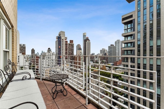 205 E 63rd St Phe, Phe New York Manhattan, NY 10065 - balcony featuring a view of skyline