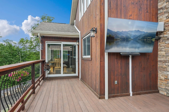 49 Brook Trl, Greenwood Lake, NY 10925 - view of wooden deck